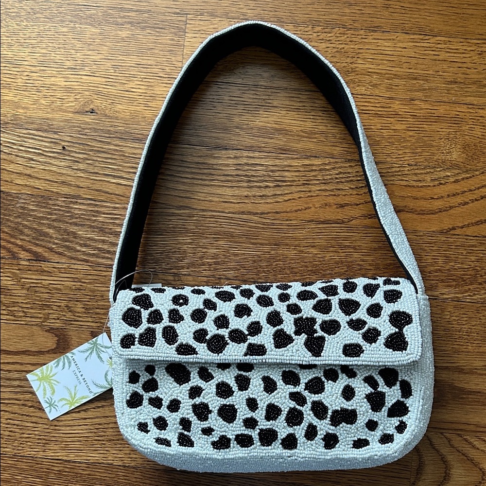 America & Beyond Beaded Bag